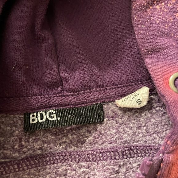 BDG. Urban Outfitters Pink and Purple Hoodie - Picture 3 of 3